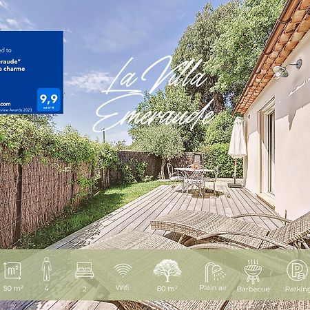 Villa "L'Emeraude - Maison D'Hotes - Jardin Et Parking Prives - Valbonne Exteriör bild