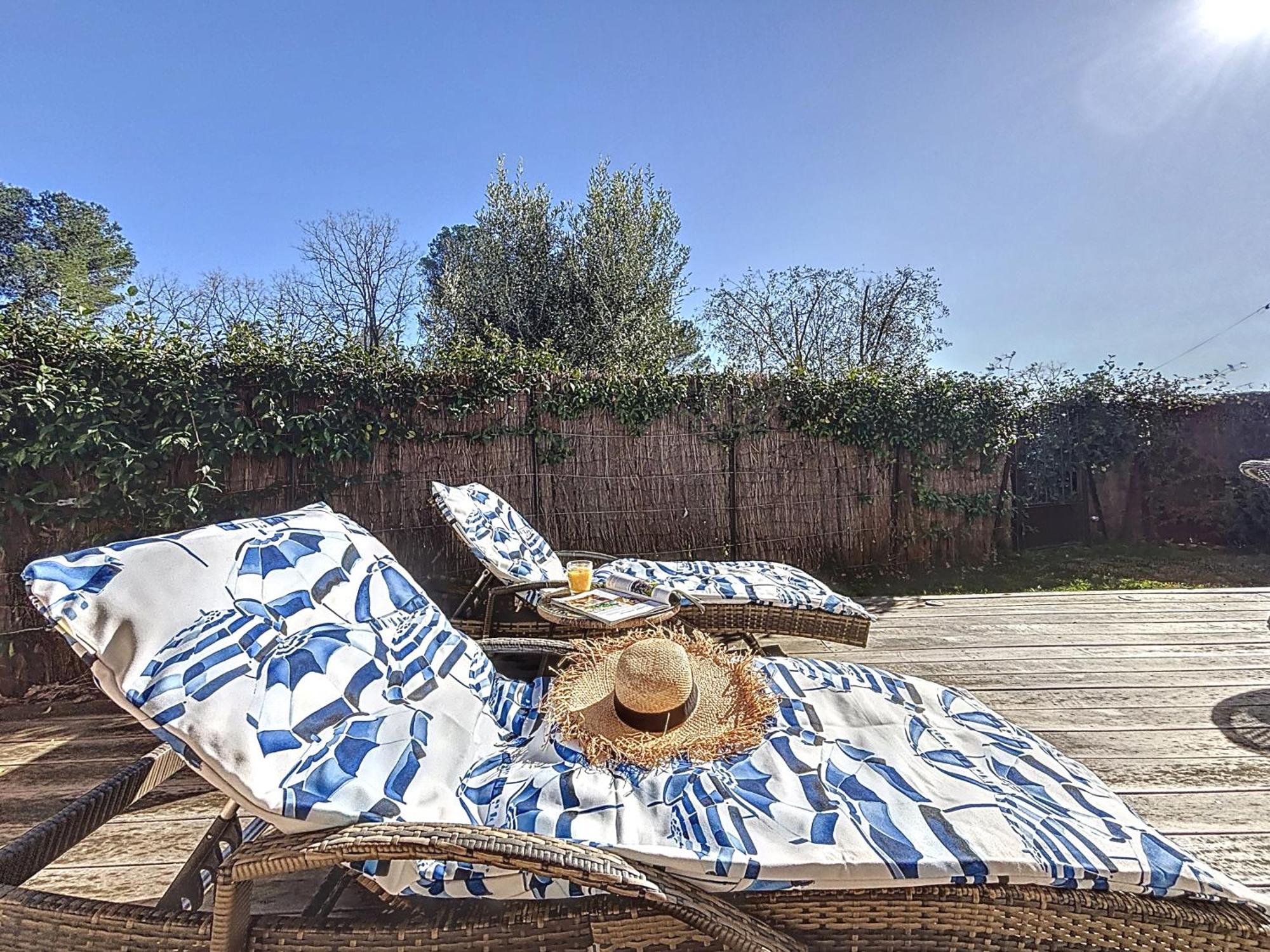 Villa "L'Emeraude - Maison D'Hotes - Jardin Et Parking Prives - Valbonne Exteriör bild